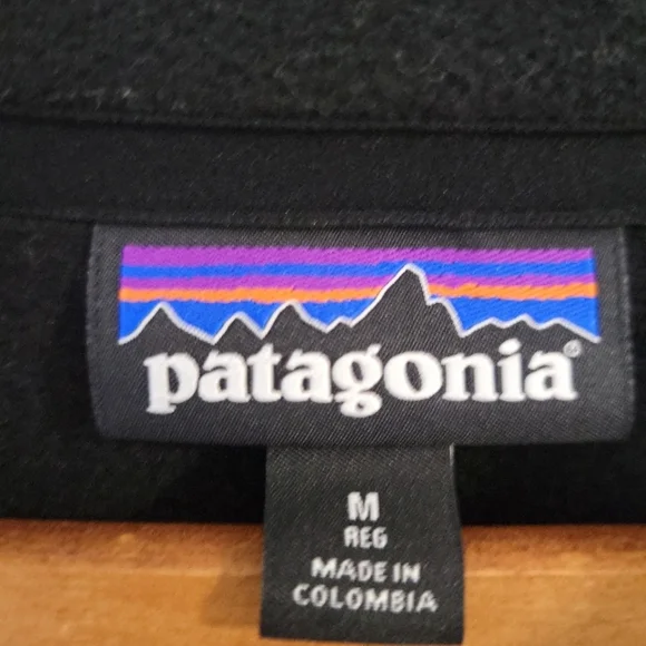 Patagonia Fleece Pullover Quarter Zip Black Women's Size Medium - Picture 6 of 10